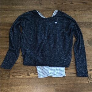 Girls Abercrombie sweater with attached tank